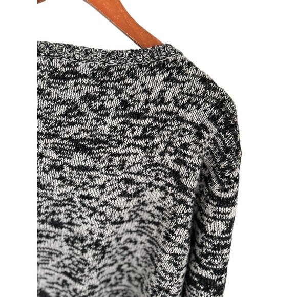 OPENING CEREMONY BLACK KNIT CUT OUT DIAMONDS JUMPER SWEATER WOOL BLEND M - Picture 6 of 9